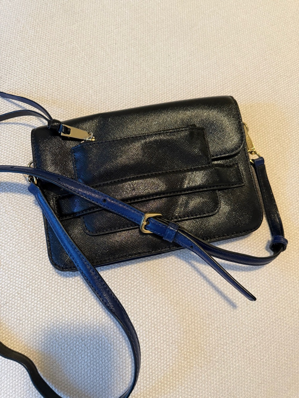 Marc Jacobs Black Leather Crossbody Shoulder Bag - Picture 10 of 12
